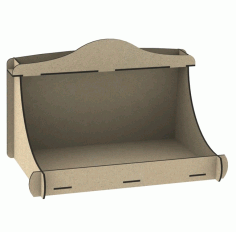 Wooden Simple Dog House Dog Bed For Laser Cut Free Vector File