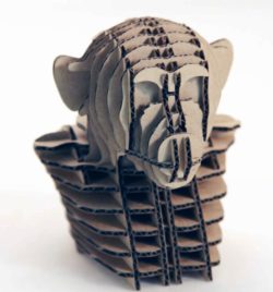 3d Monkey Head For Laser Cut Free DXF File