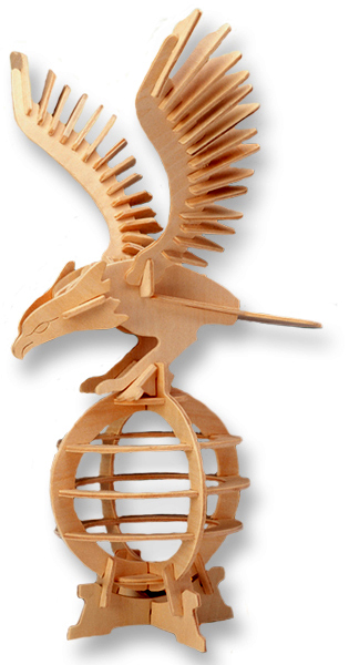 3d Puzzle Eagle Free DXF File