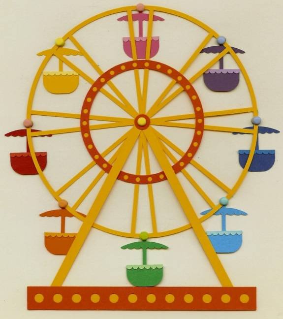 3d Puzzle Ferris Wheel Free DXF File