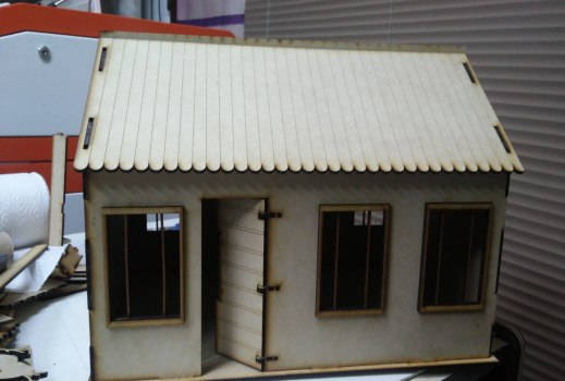 3d Puzzle Template Wooden House For Laser Cut Free DXF File