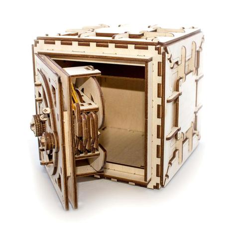 3d Puzzles Safe Mechanical Models Wooden Puzzle Brain Teaser Construction Free Vector File