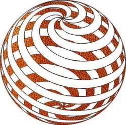 3d Sphere Image Causing Illusion For Laser Cut Plasma Free Vector File