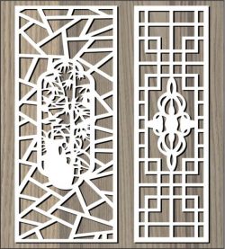 Ancient Pattern Behind The Garden For Laser Cut Cnc Free Vector File