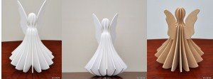 Angel 3d For Napkins For Laser Cut Free DXF File