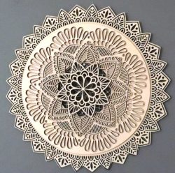 Art Mandala Download For Laser Cut Free DXF File