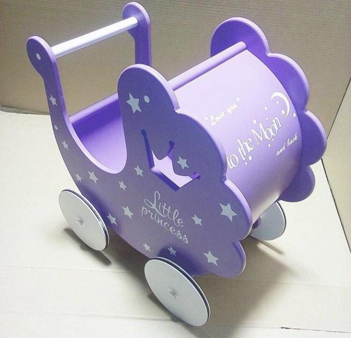 Baby Stroller For Laser Cut Free Vector File