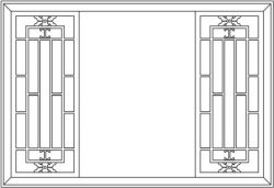 Back Door Frame Partition Garden For Laser Cut Cnc Free Vector File