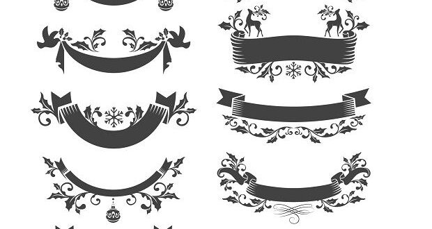 Badges Set For Laser Cut Free Vector File