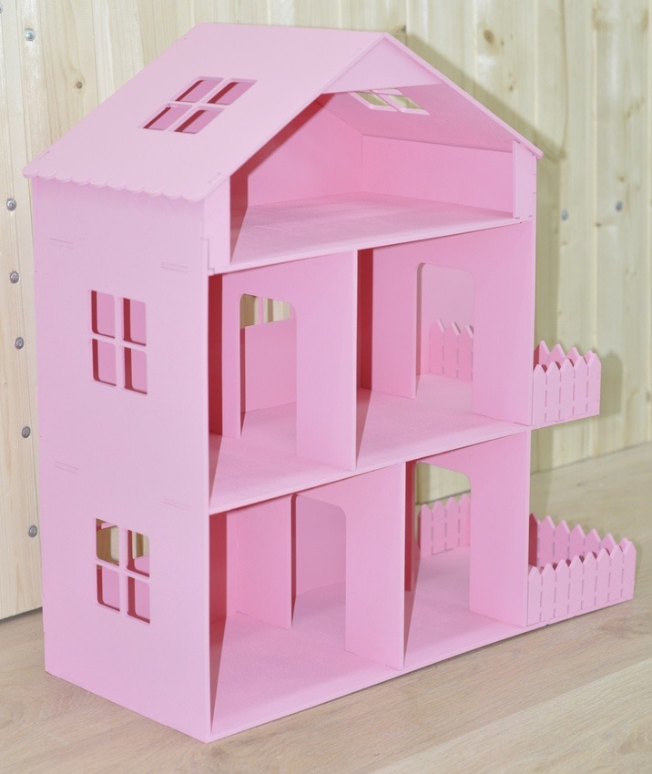 Barbie Dreamhouse Fashion Dolls House For Laser Cut Free Vector File