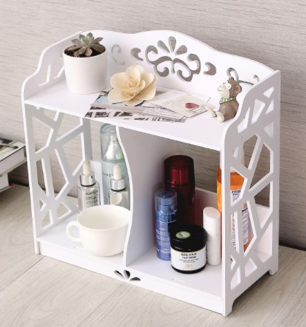 Bathroom Vanity Shelf Storage Rack For Laser Cut Free Vector File