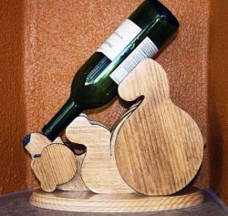 Bear Bottle Holder For Laser Cut Cnc Free Vector File