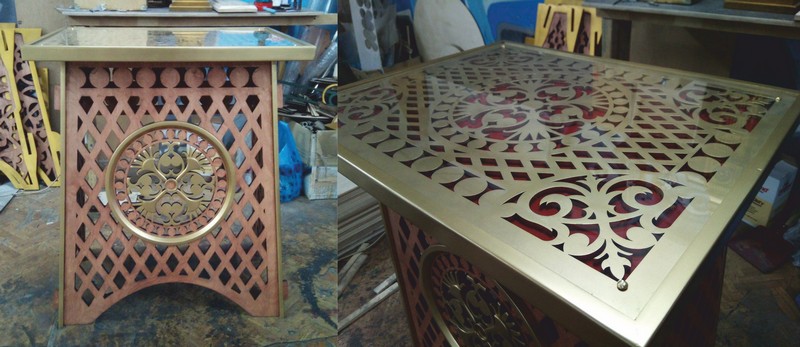 Beautiful Open Work Table Free DXF File