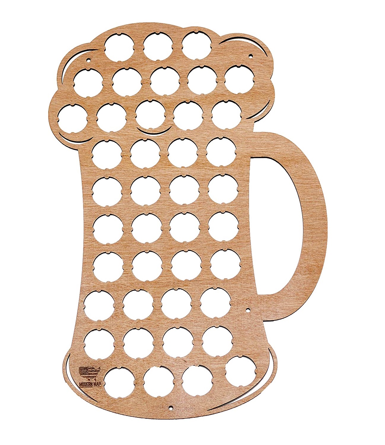 Beer Mug Bottle Cap Holder For Laser Cut Free Vector File