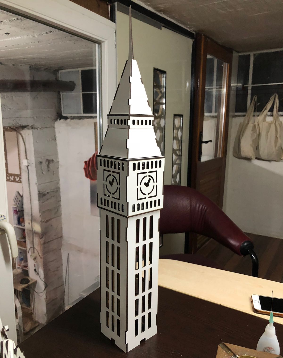 Big Ben 3d Puzzle For Laser Cut Free Vector File