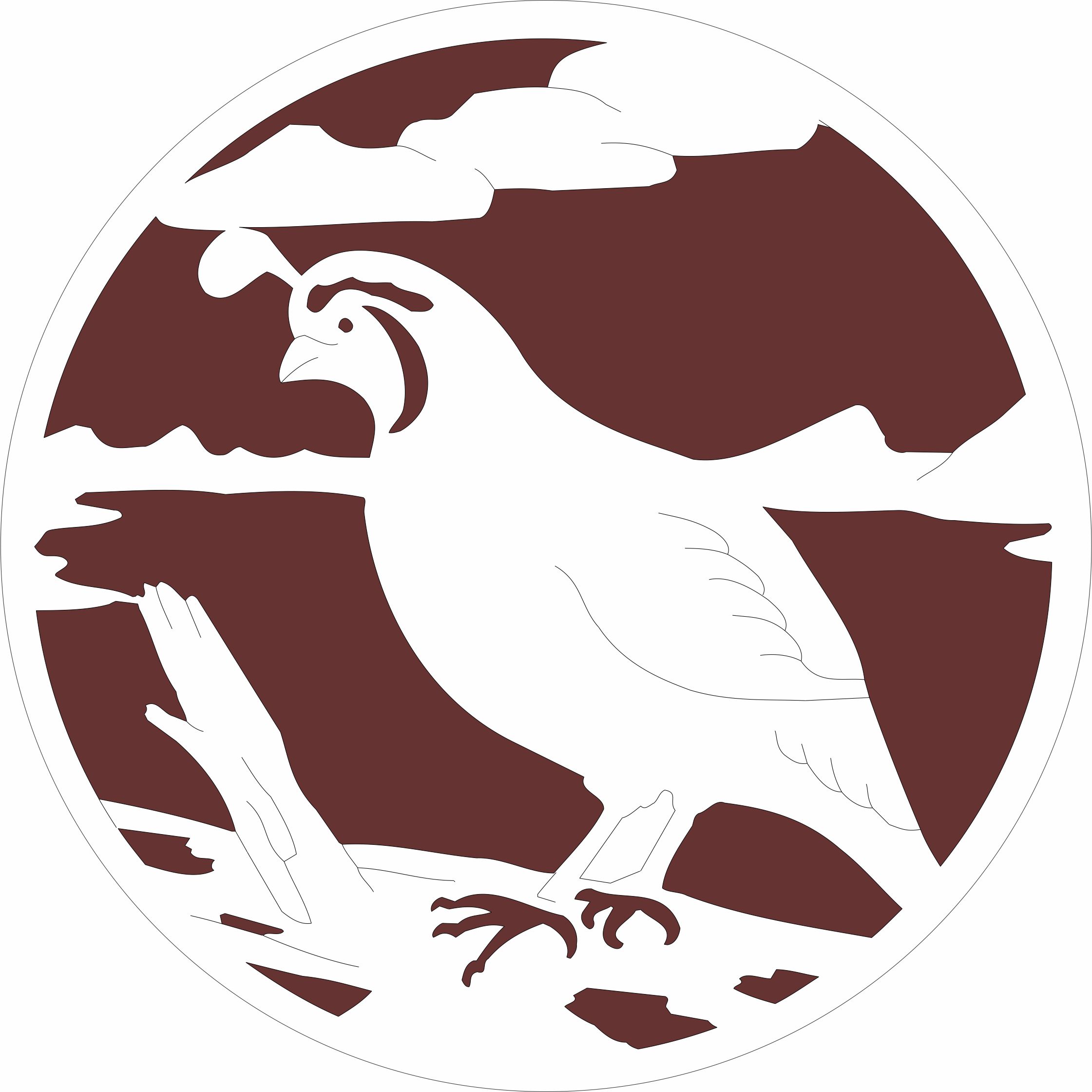 Bird And Hand Circular Design Pattern For Laser Cut Free Vector File