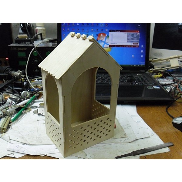 Bird Feeder 3d Puzzle Free DXF File