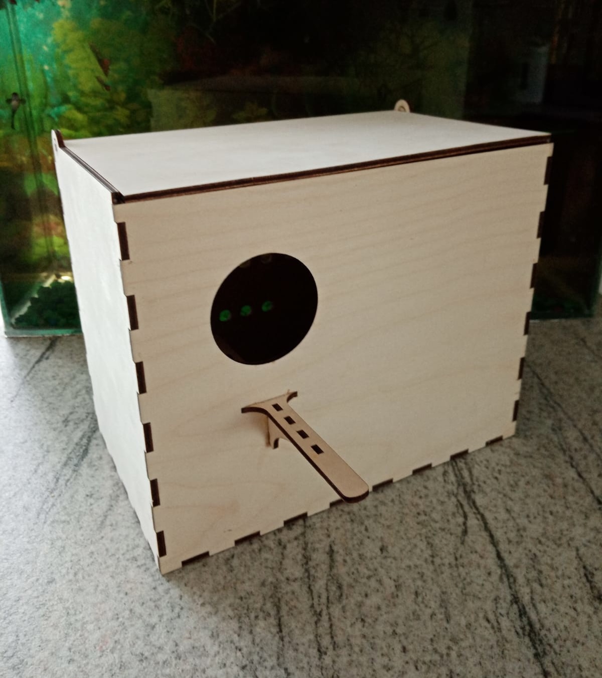 Bird Parrot Budgie Nest Breeding Box For Laser Cutting Free Vector File