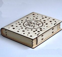 Book Box For Laser Cut Cnc Free Vector File