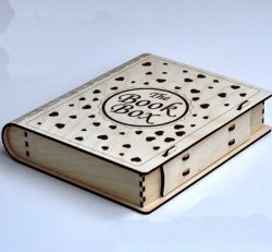 Book Box For Laser Cut Cnc Free DXF File