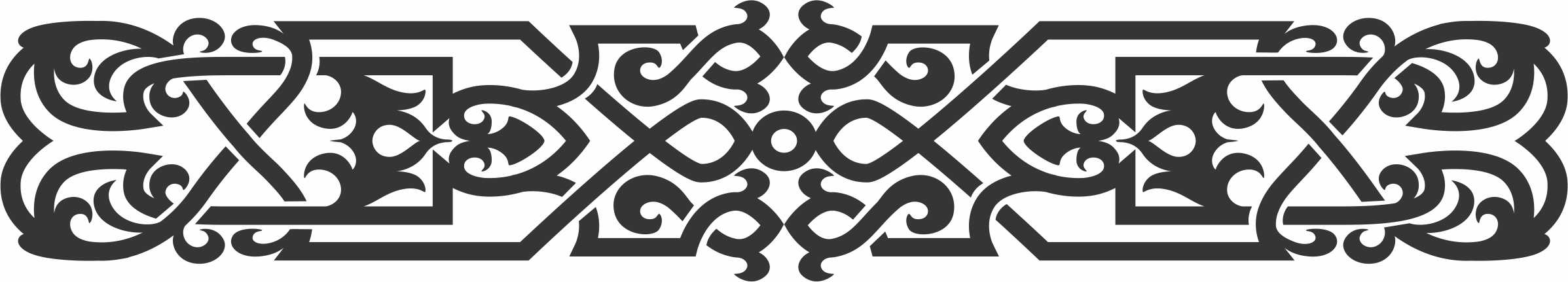 Border Design Panel Pattern Free DXF File