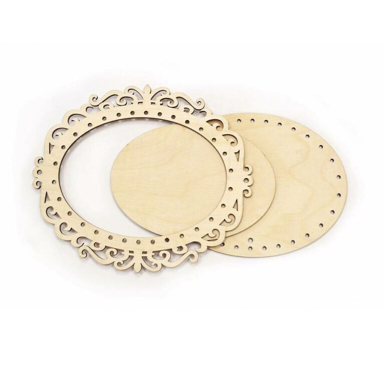 Bottom And Lid For Basket For Laser Cut Free Vector File