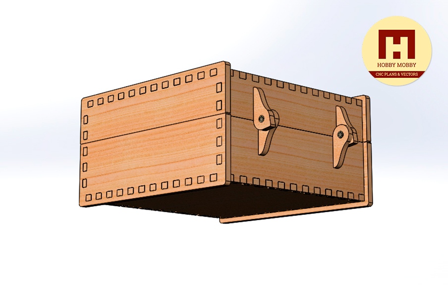 Box 120x120x60 Free Vector File