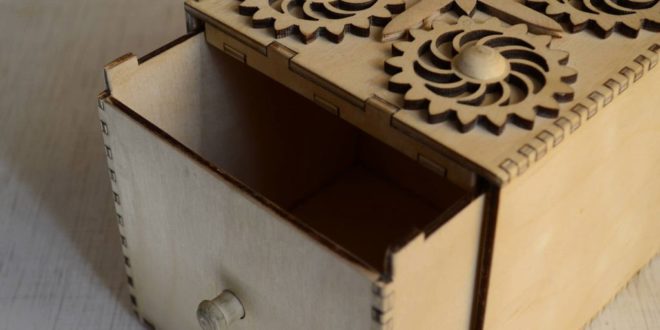 Box 2 Template For Laser Cut Free DXF File