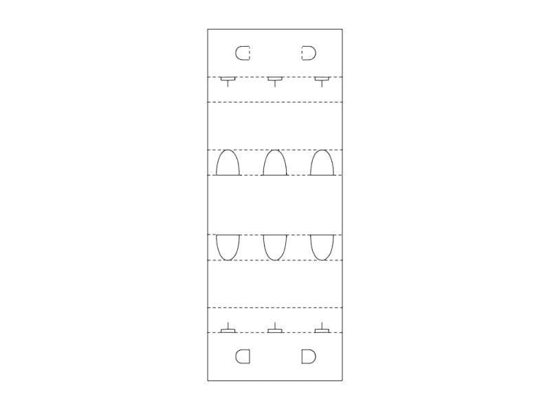 Box Cutout Design Free DXF File