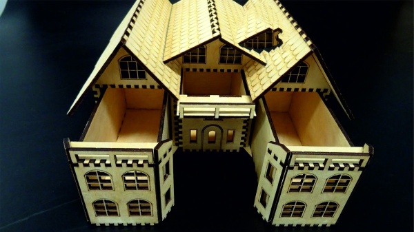 Box House Cnc Laser Cutting Free Vector File