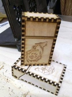 Box Of Bears And Wolves For Laser Cut Cnc Free Vector File