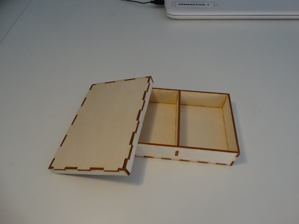 Box With Lid 3mm Free DXF File