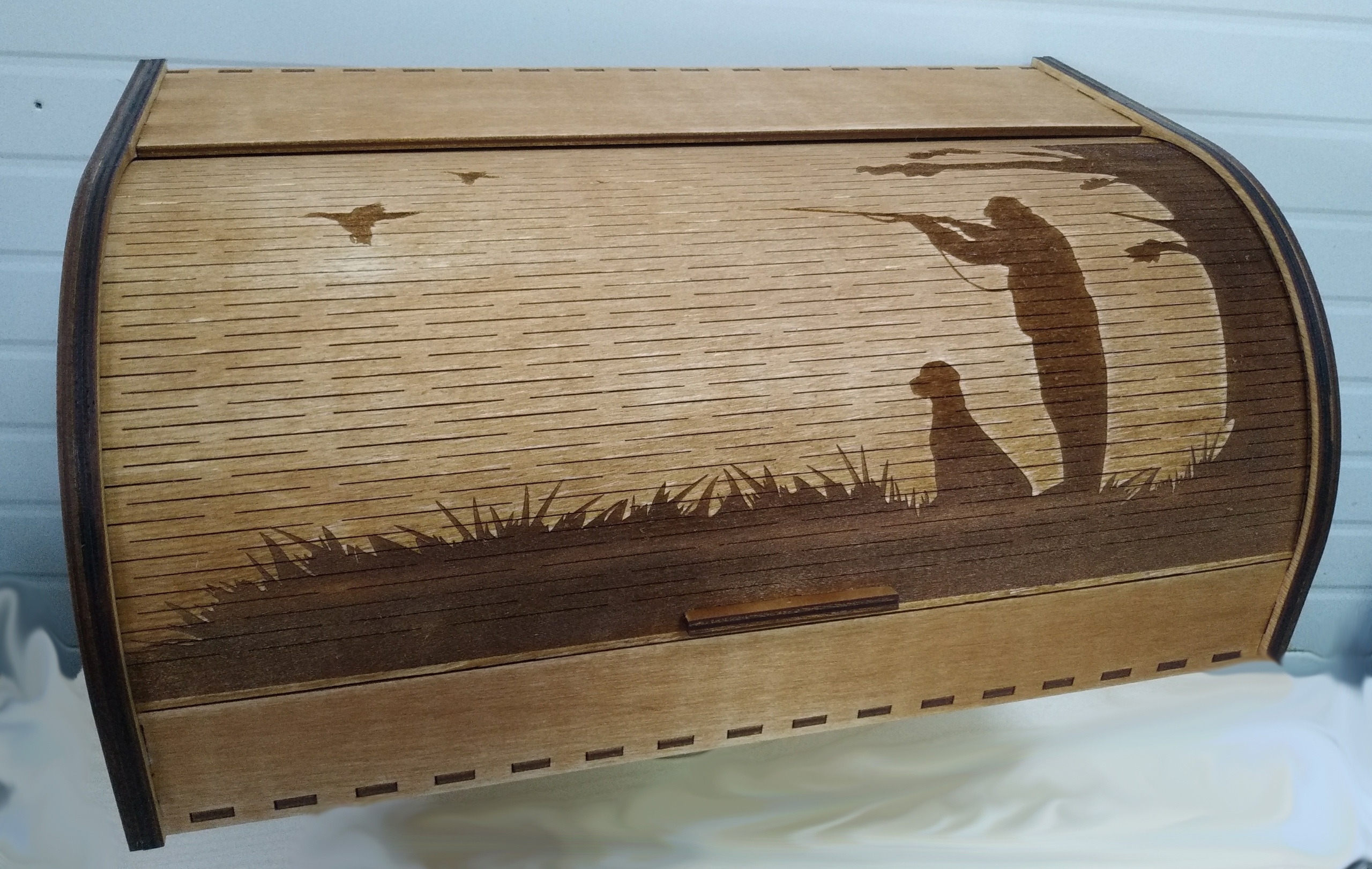 Bread Box As A Gift For A Lover Of Duck Hunting Breadbasket Free Vector File