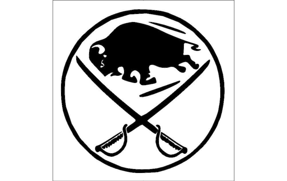 Buffalo Silhouettes Free DXF File