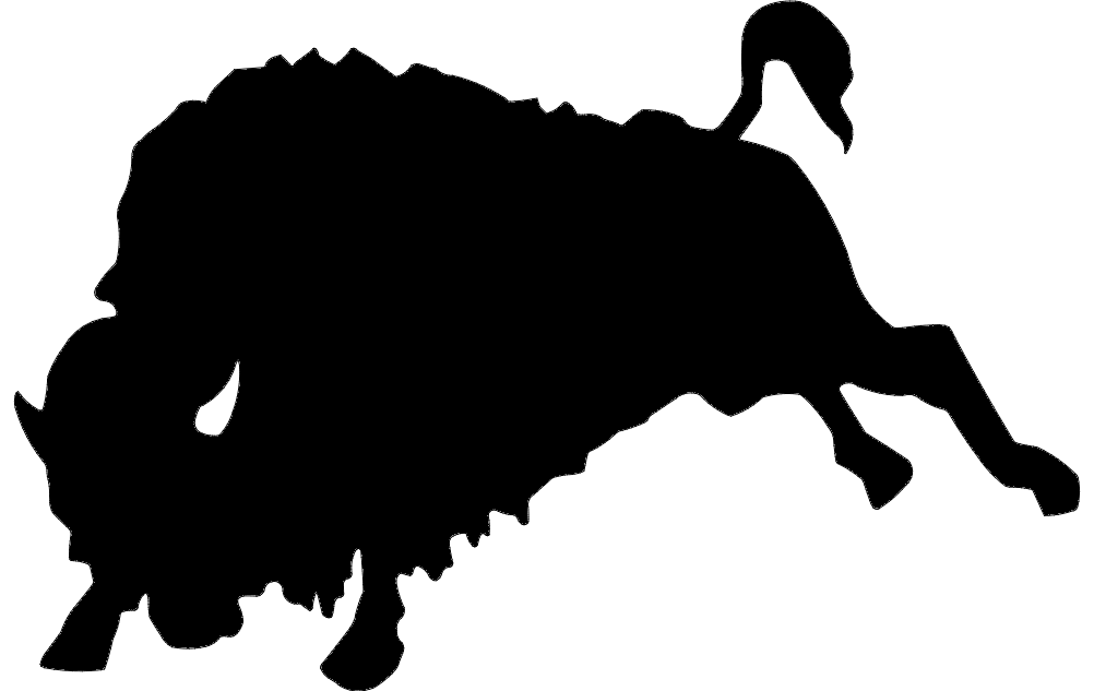 Bull Silhouette Free DXF File