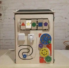 Busy Board Learning Toyand Free DXF File