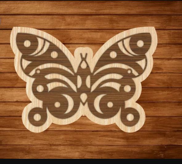 Butterfly Cricut Free DXF File