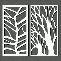 Butterfly Shaped Tree For Laser Cut Cnc Free Vector File