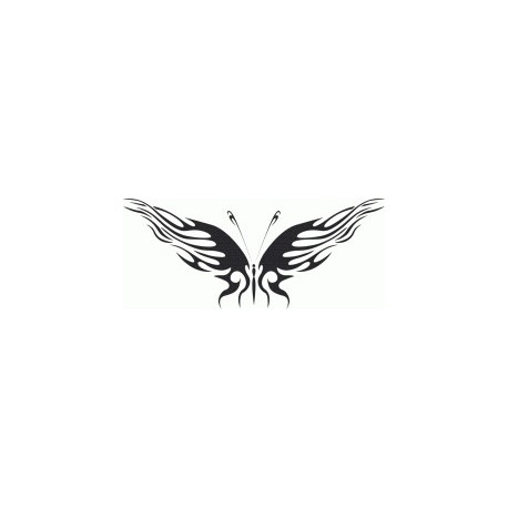 Butterfly Tattoo Free DXF File