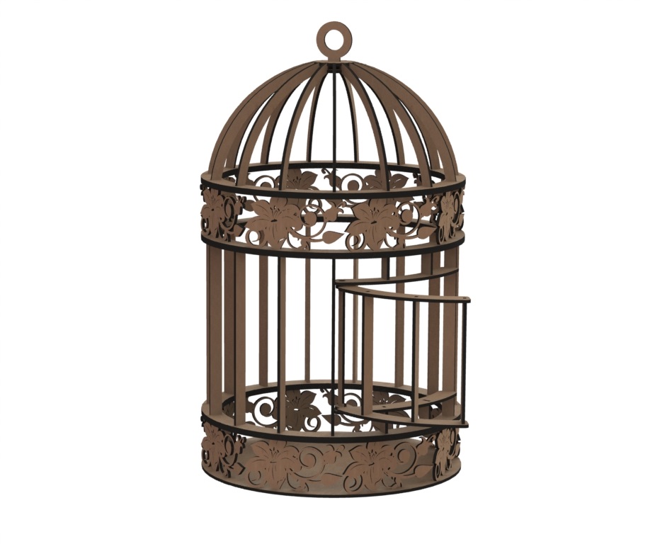 Cage Template For Laser Cut Free Vector File