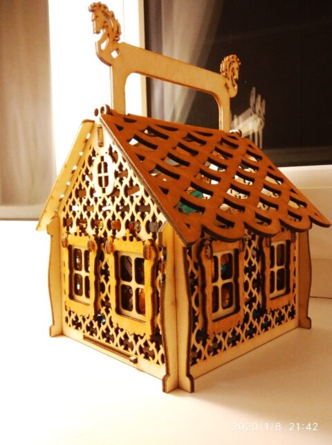 Candy House Free Vector File