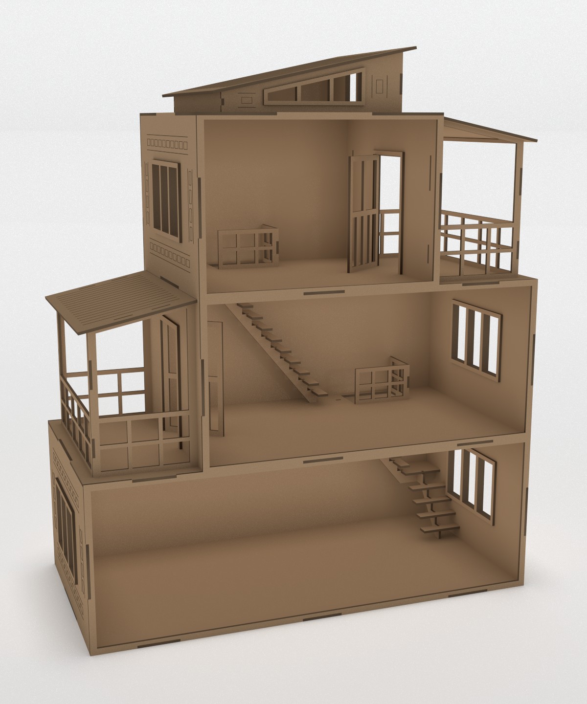 Casinha Moderna Free DXF File