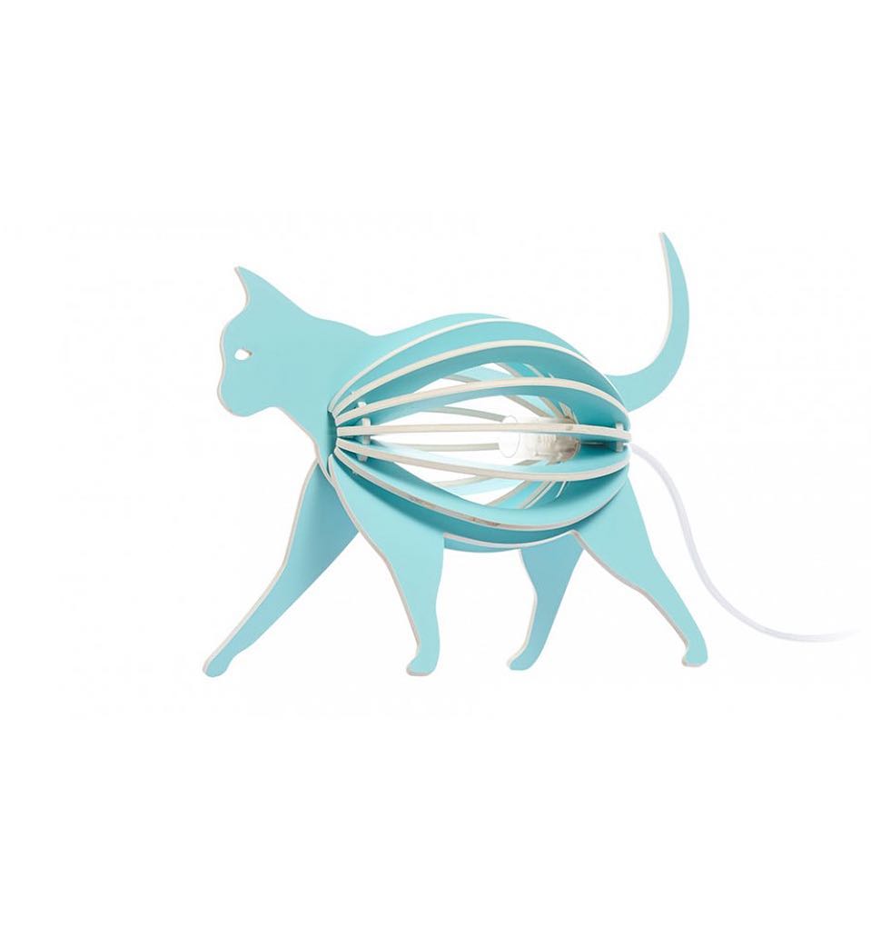 Cat Lamp For Laser Cutting Free Vector File