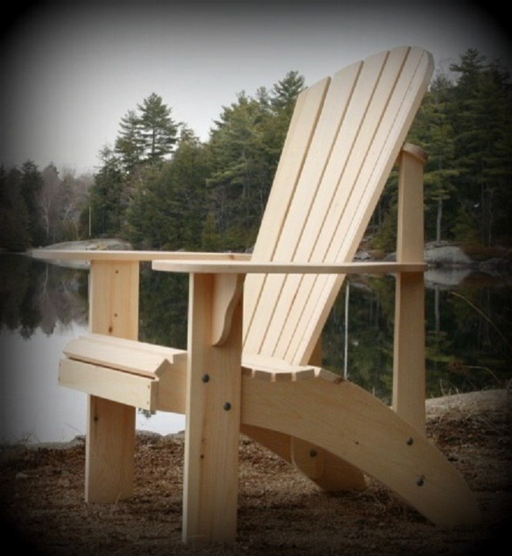 Chair Adirondack For Laser Cut Free Vector File