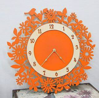 Chasy Ok Wall Clock Fancy Free DXF File