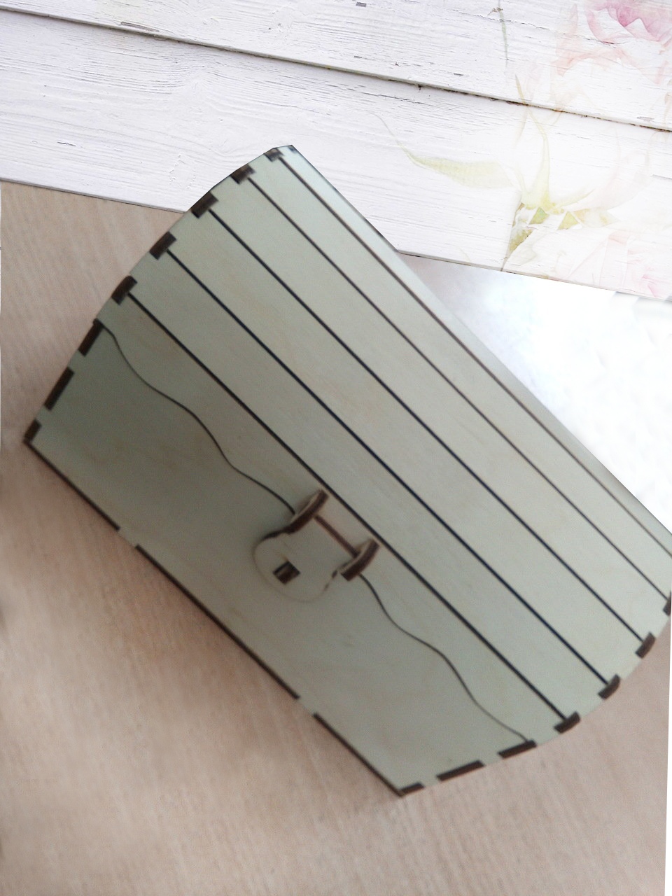 Chest Treasure Box 4mm For Laser Cut Free Vector File
