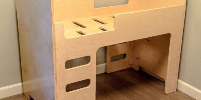 Childrens Kids Bed Plywood Mdf For Laser Cut Free DXF File