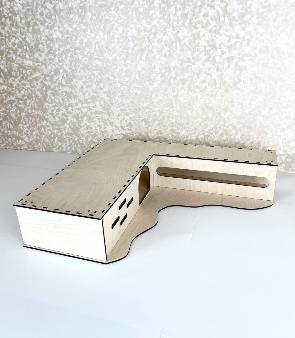 Chinchilla Hut Hideout House For Laser Cut Free Vector File