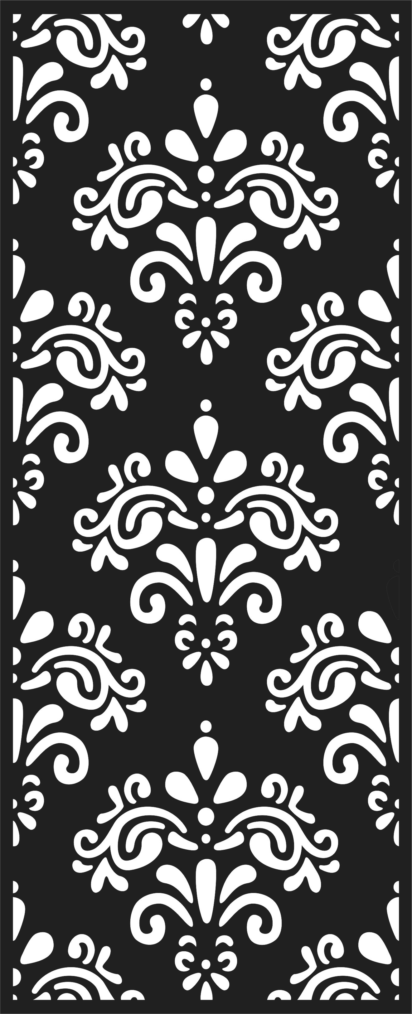 Chinese Style Room Partition For Laser Cut Free Vector File