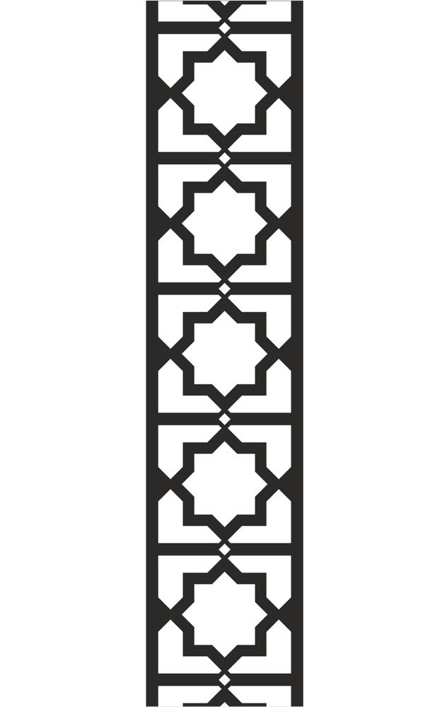 Chinese Style Vector Pattern Free DXF File